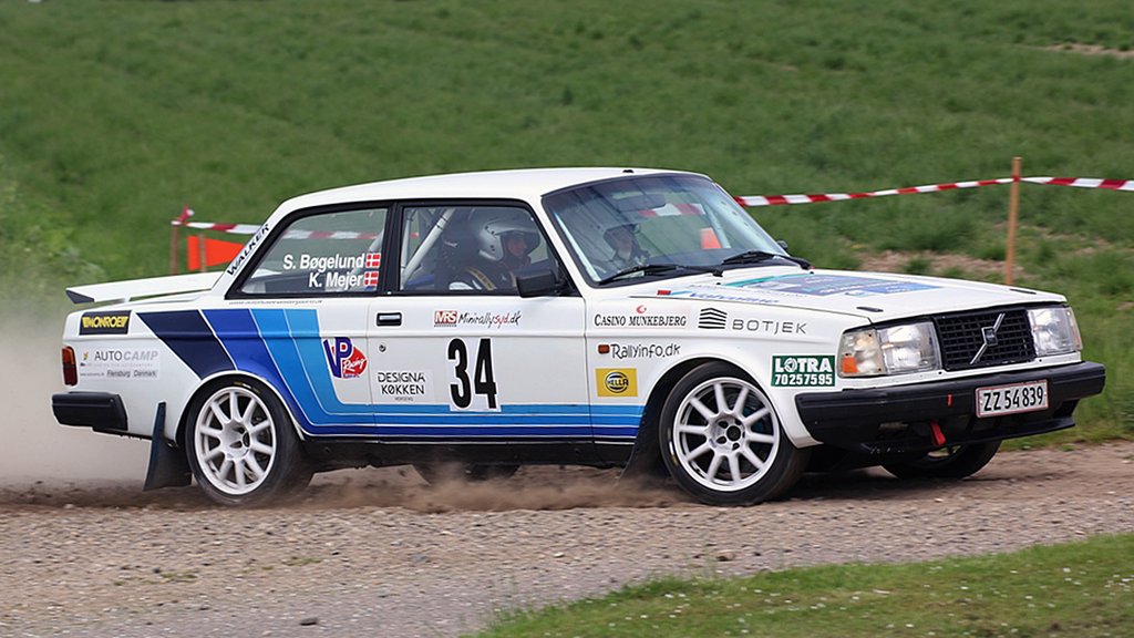 Kurt Mejer og Steen Bøgelund måtte udgå allerede på prøve 2 - arkivbillede fra Anderup El Rally 2018
(Foto: RallyFoto.dk – Alex Rasmussen)